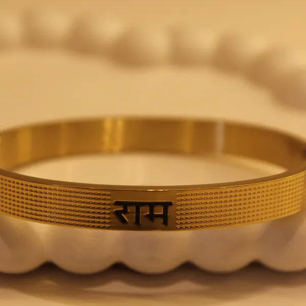 Gold_Plated_Anti_Tarnish_Ram_Bracelet_For_Men