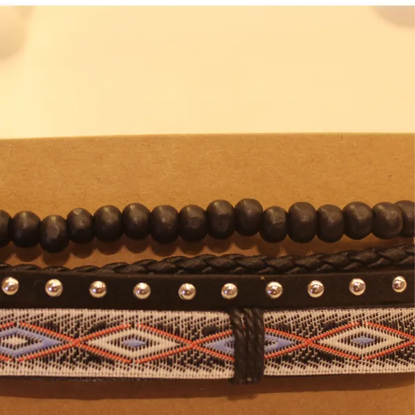 Multi-Layer_Leather_Wooden_Bead__Hand-Woven_Four-Piece_Men's_Bracelet