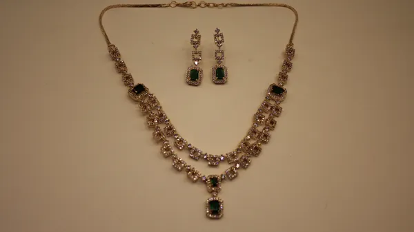 American_Diamond_Necklace_Set_For_Women