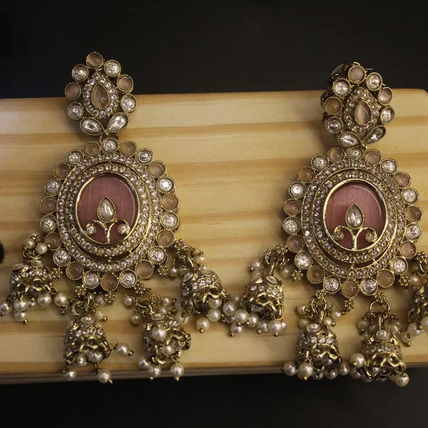 Brass_Stylish_Jhumkas_For_Women