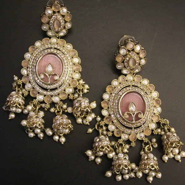 Brass_Stylish_Jhumkas_For_Women