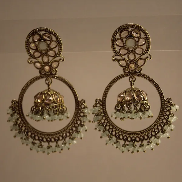 Brass_Stylish_Jhumkas_For_Women