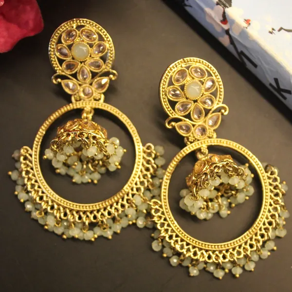Brass_Stylish_Jhumkas_For_Women