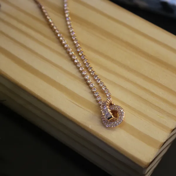 White_&_Golden_Premium_Brass_And_American_Diamond_Neck_Pendant_For_Women