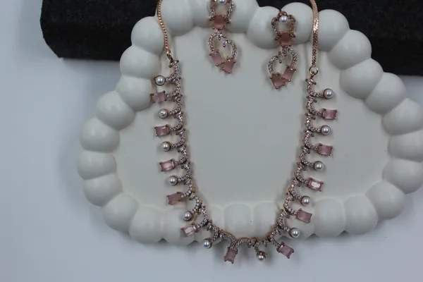 American_Diamond_Necklace_Set_For_Women