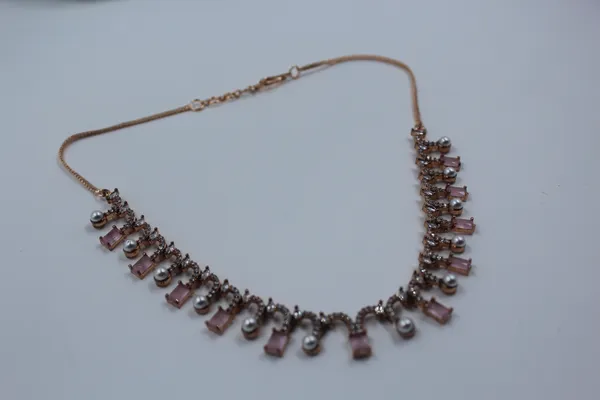 American_Diamond_Necklace_Set_For_Women