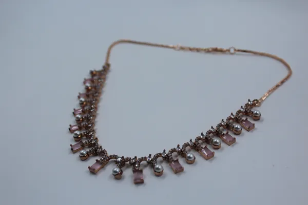 American_Diamond_Necklace_Set_For_Women
