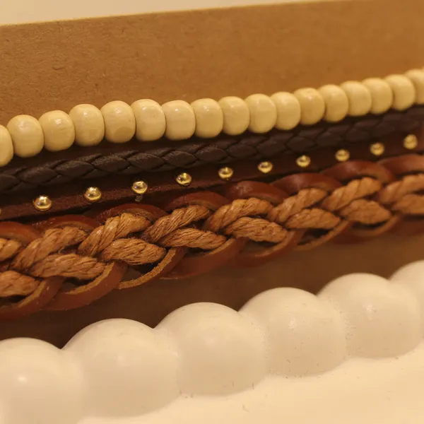 Multi-Layer_Leather_Wooden_Bead__Hand-Woven_Four-Piece_Men's_Bracelet