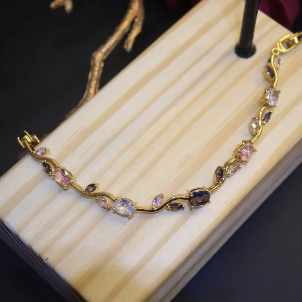 Gold_Plated_Anti_tarnish_Tulip_Multi_color_Bracelet