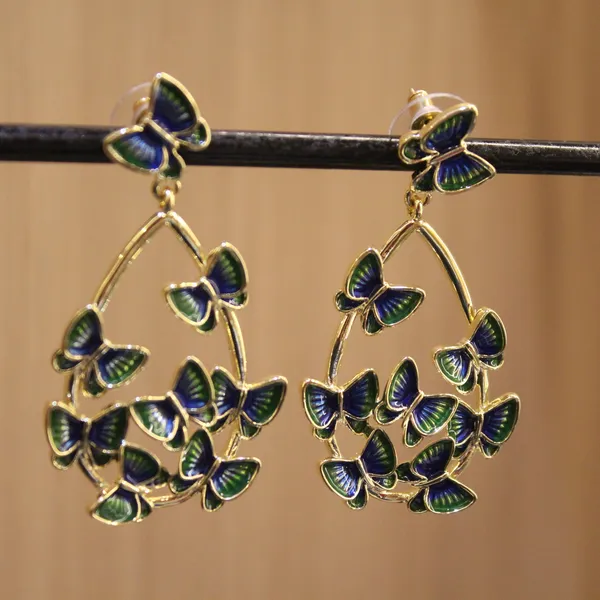 Blue,_Green_&_Golden_Premium_Stainless_Steel_Korean_Earring_For_Women