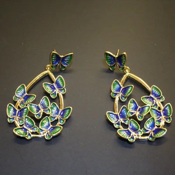 Blue,_Green_&_Golden_Premium_Stainless_Steel_Korean_Earring_For_Women
