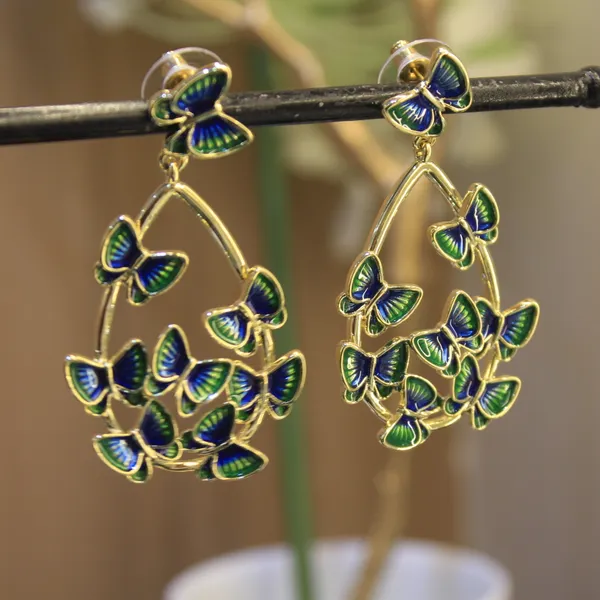 Blue,_Green_&_Golden_Premium_Stainless_Steel_Korean_Earring_For_Women