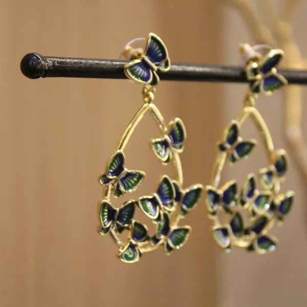 Blue,_Green_&_Golden_Premium_Stainless_Steel_Korean_Earring_For_Women