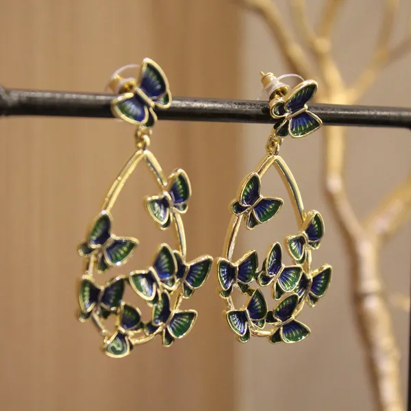 Blue,_Green_&_Golden_Premium_Stainless_Steel_Korean_Earring_For_Women