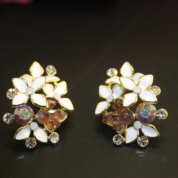 White_Premium_Stainless_Steel_Korean_Earring_For_Women