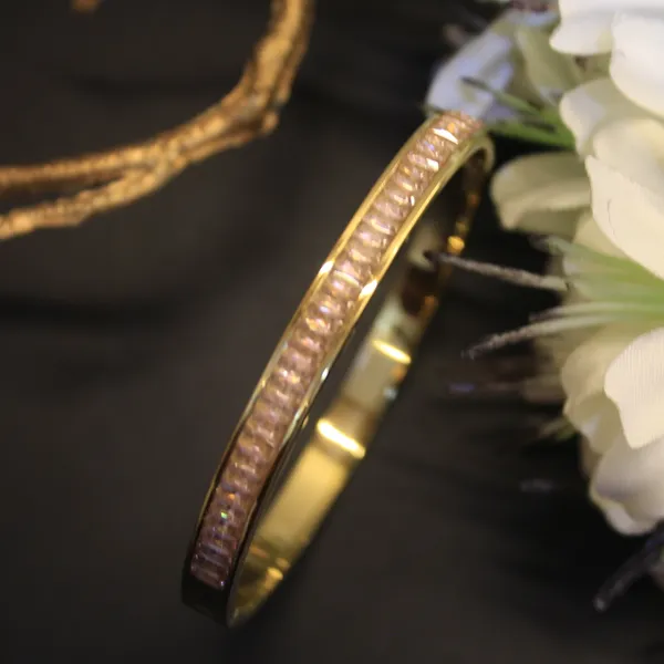 Gold_Plated_Anti_tarnish_Radiance_Row_Pink_Bangle_Styled_Bracelet