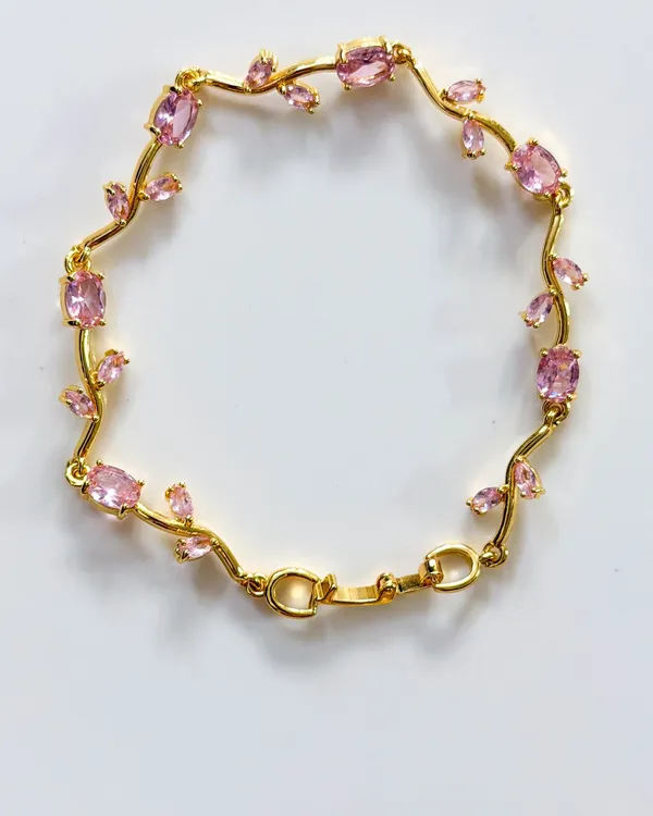 Gold_Plated_Anti_tarnish_Tulip_Pink_Bracelet