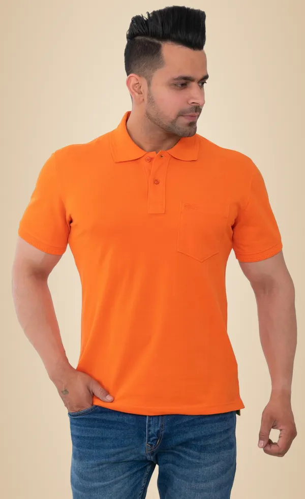 Sunburst_Orange_Pure_Cotton_Blend_T-Shirt_For_Men