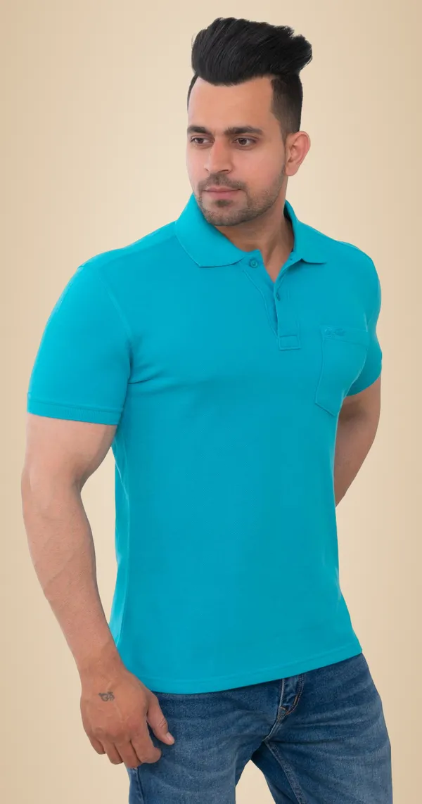 Firozi_Breeze_Pure_Cotton_Blend_T-Shirt_For_Men