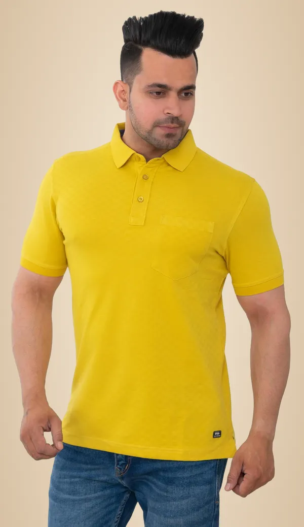 Sunset_Light_Orange_Pure_Cotton_Blend_T-Shirt_For_Men