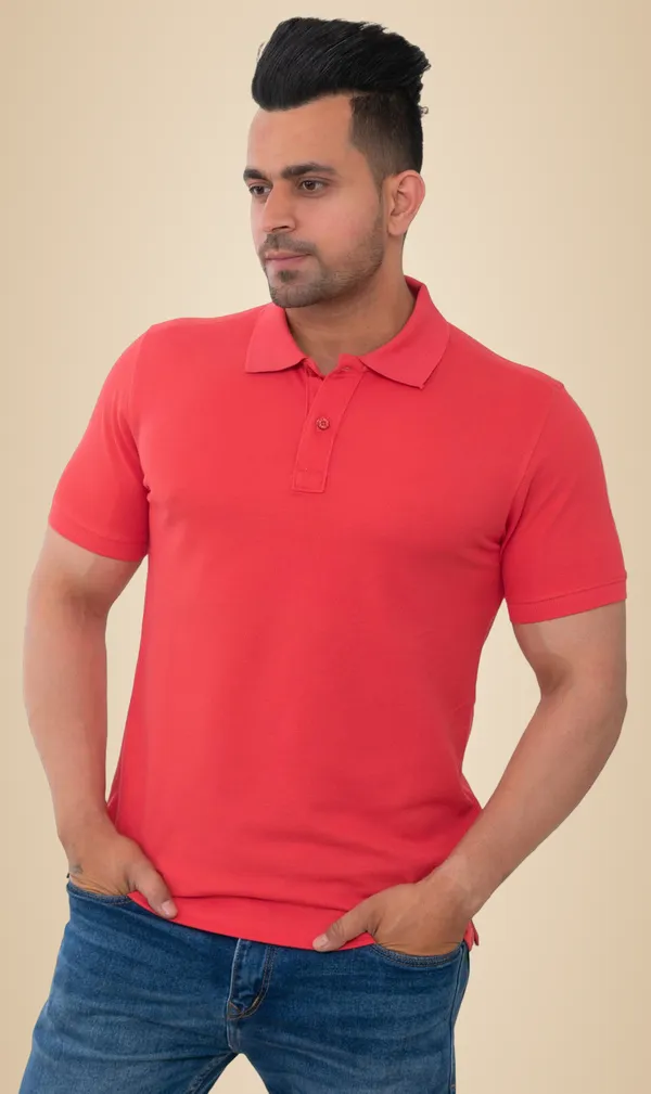 Scarlet_Red_Blaze_Pure_Cotton_Blend_T-Shirt_For_Men