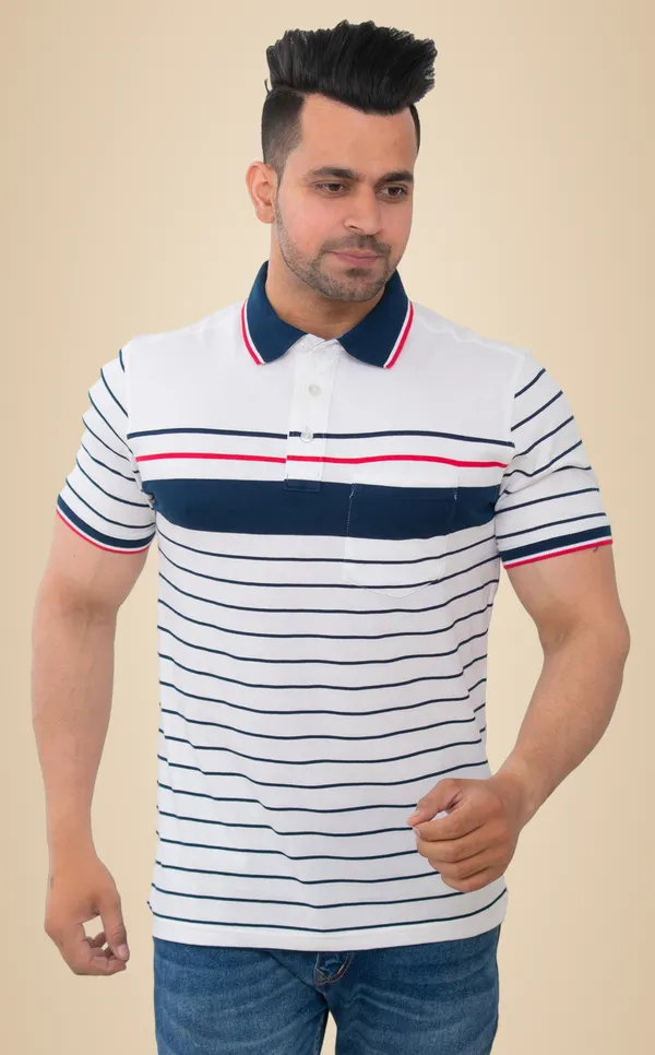 Snow_White_Comfort_Pure_Cotton_Blend_T-Shirt_For_Men