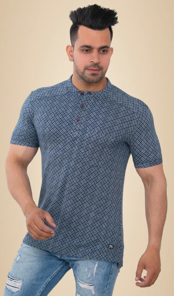 Ocean_Blue_Rise_Pure_Cotton_Blend_T-Shirt_For_Men