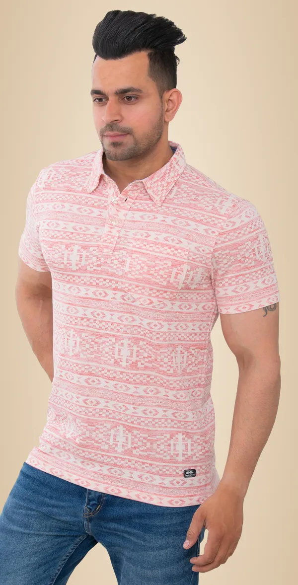 Pink_Rosey_Bloom_Pure_Cotton_Blend_T-Shirt_For_Men