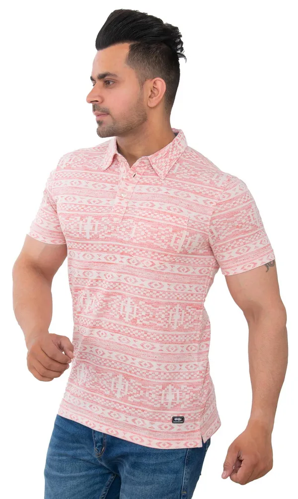 Pink_Rosey_Bloom_Pure_Cotton_Blend_T-Shirt_For_Men