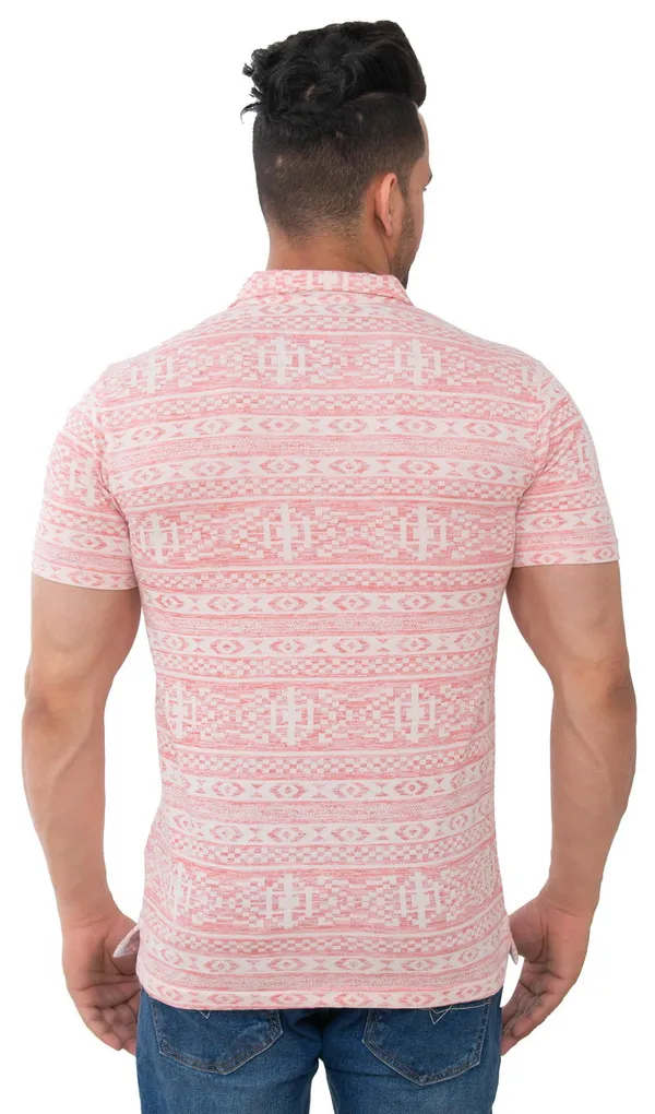 Pink_Rosey_Bloom_Pure_Cotton_Blend_T-Shirt_For_Men