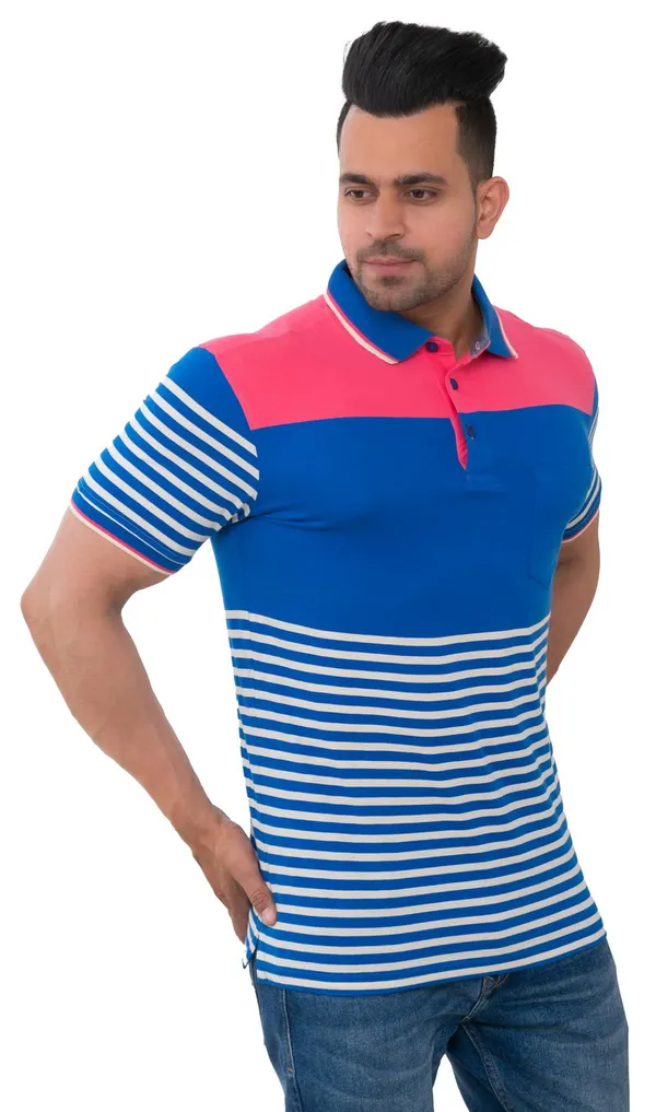 Spectrum_Multicolor_Pure_Cotton_Blend_T-Shirt_For_Men