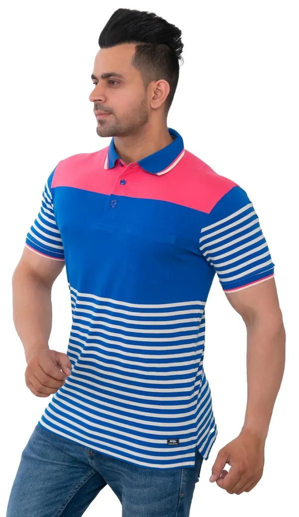 Spectrum_Multicolor_Pure_Cotton_Blend_T-Shirt_For_Men