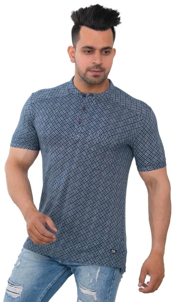 Ocean_Blue_Rise_Pure_Cotton_Blend_T-Shirt_For_Men