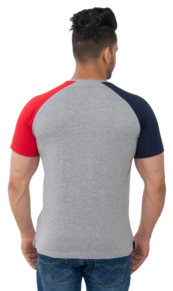 Slate_Grey_Edge_Pure_Cotton_Blend_T-Shirt_For_Men