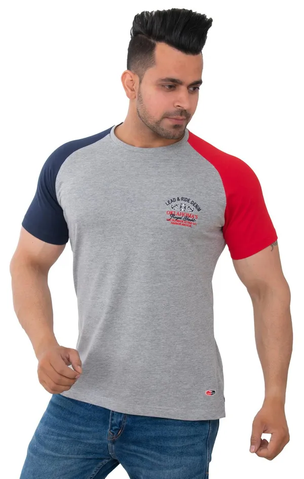 Slate_Grey_Edge_Pure_Cotton_Blend_T-Shirt_For_Men