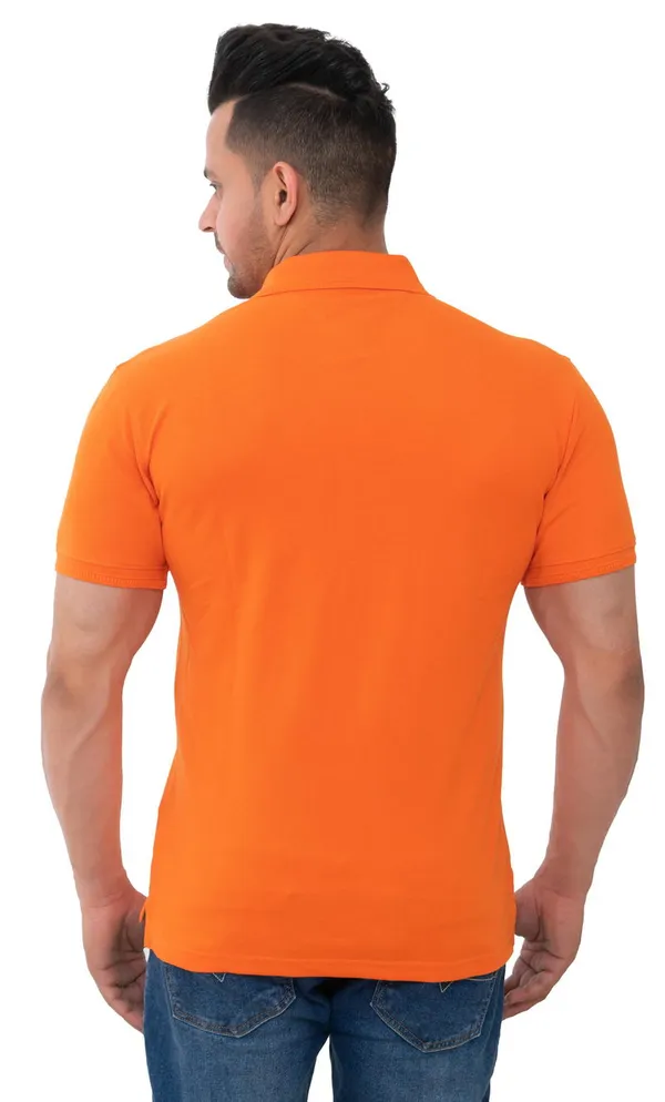 Sunburst_Orange_Pure_Cotton_Blend_T-Shirt_For_Men