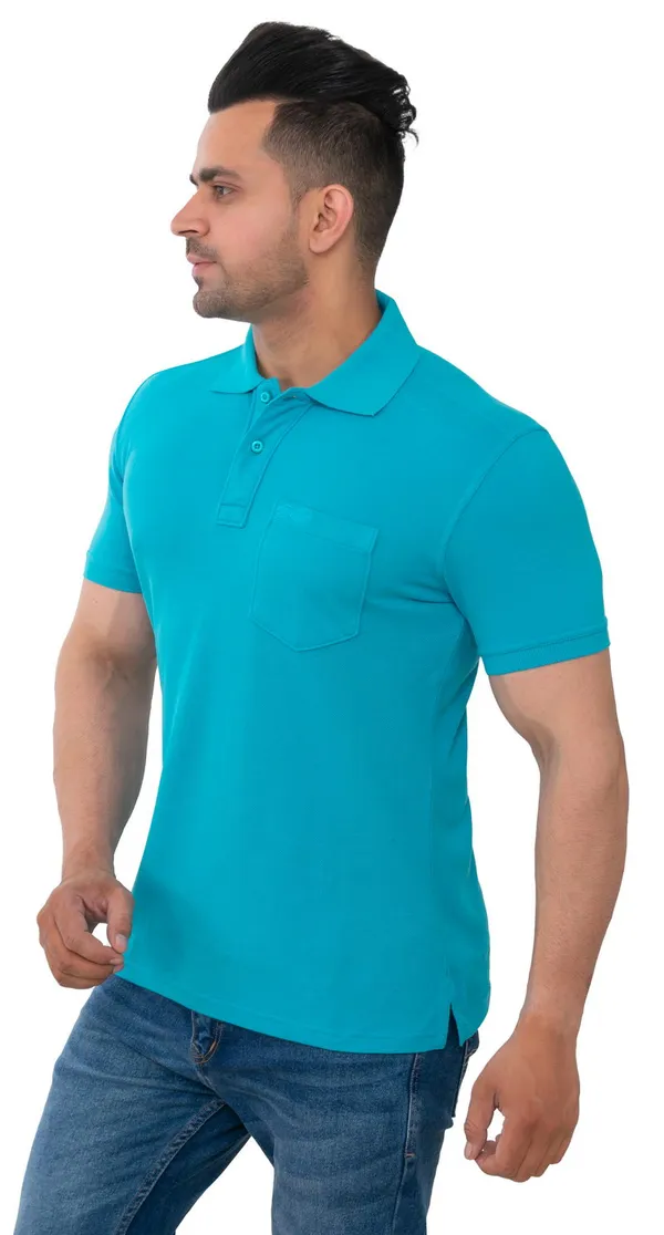 Firozi_Breeze_Pure_Cotton_Blend_T-Shirt_For_Men