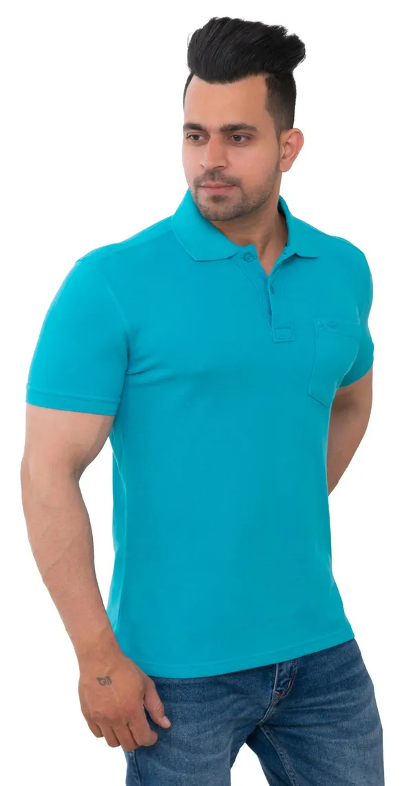 Firozi_Breeze_Pure_Cotton_Blend_T-Shirt_For_Men