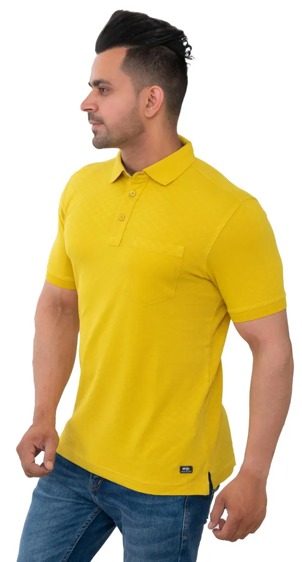 Sunset_Light_Orange_Pure_Cotton_Blend_T-Shirt_For_Men