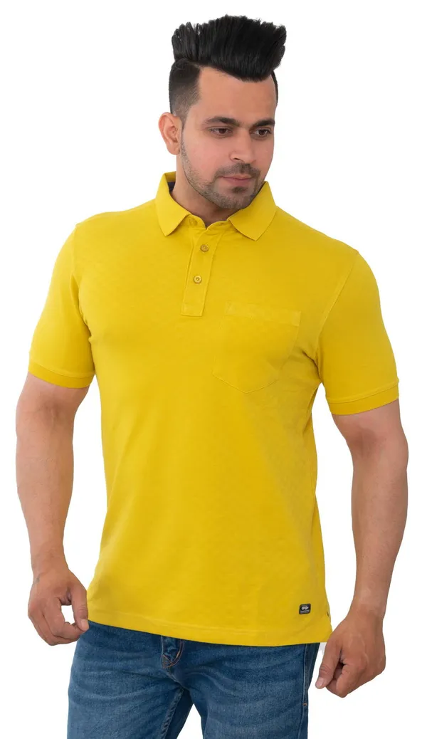 Sunset_Light_Orange_Pure_Cotton_Blend_T-Shirt_For_Men