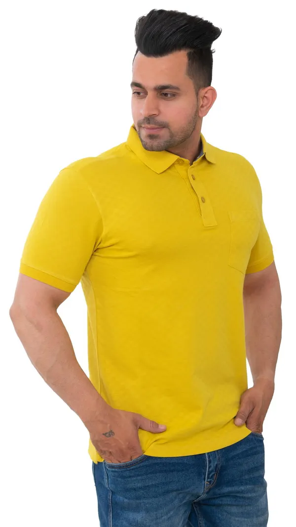 Sunset_Light_Orange_Pure_Cotton_Blend_T-Shirt_For_Men
