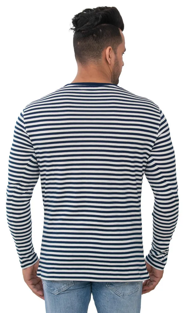 Mono_Black_&_White_Pure_Cotton_Blend_T-Shirt_For_Men