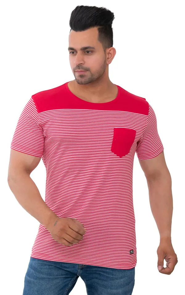 Red_Urban_Spirit_Pure_Cotton_Blend_T-Shirt_For_Men