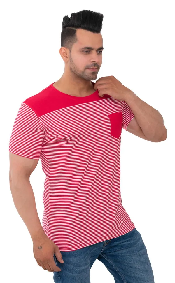 Red_Urban_Spirit_Pure_Cotton_Blend_T-Shirt_For_Men