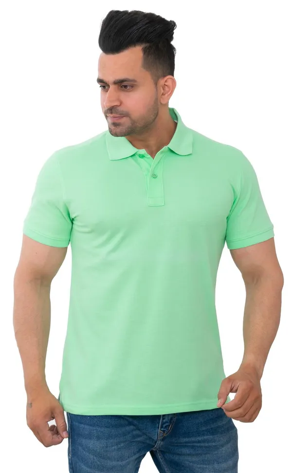 Pastel_Green_Harmony_Pure_Cotton_Blend_T-Shirt_For_Men