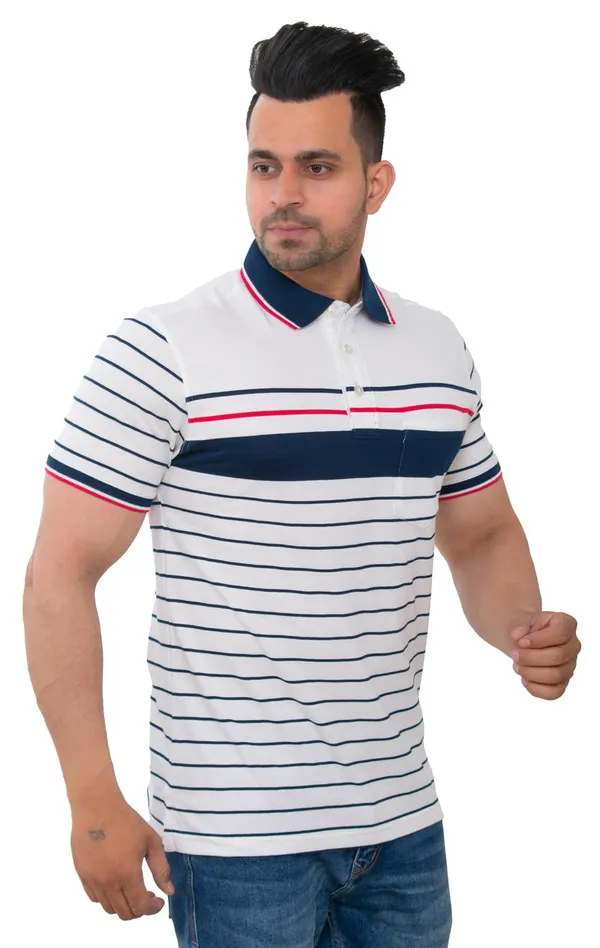 Snow_White_Comfort_Pure_Cotton_Blend_T-Shirt_For_Men