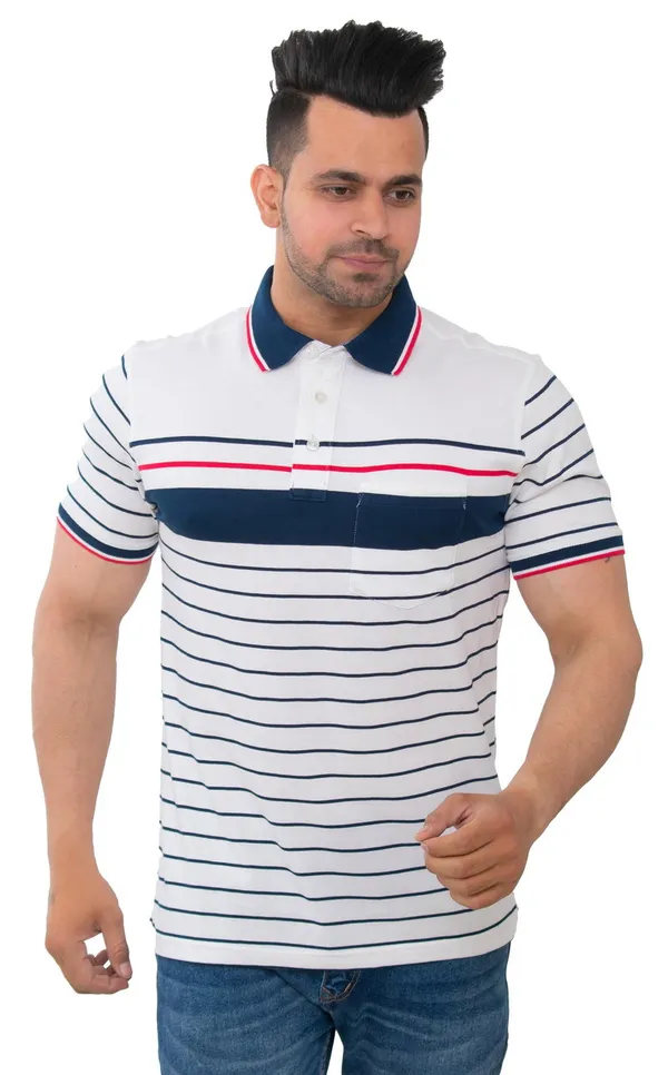 Snow_White_Comfort_Pure_Cotton_Blend_T-Shirt_For_Men