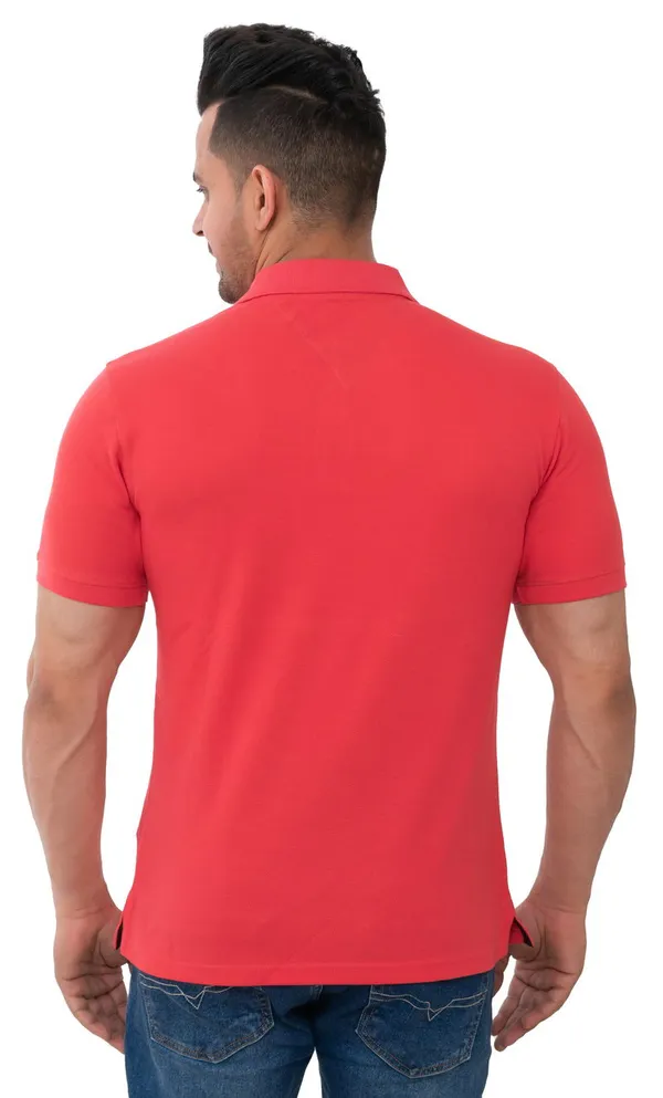 Scarlet_Red_Blaze_Pure_Cotton_Blend_T-Shirt_For_Men