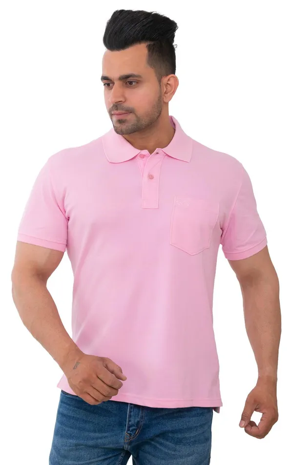 Blush_Pink_Essence_Pure_Cotton_Blend_T-Shirt_For_Men