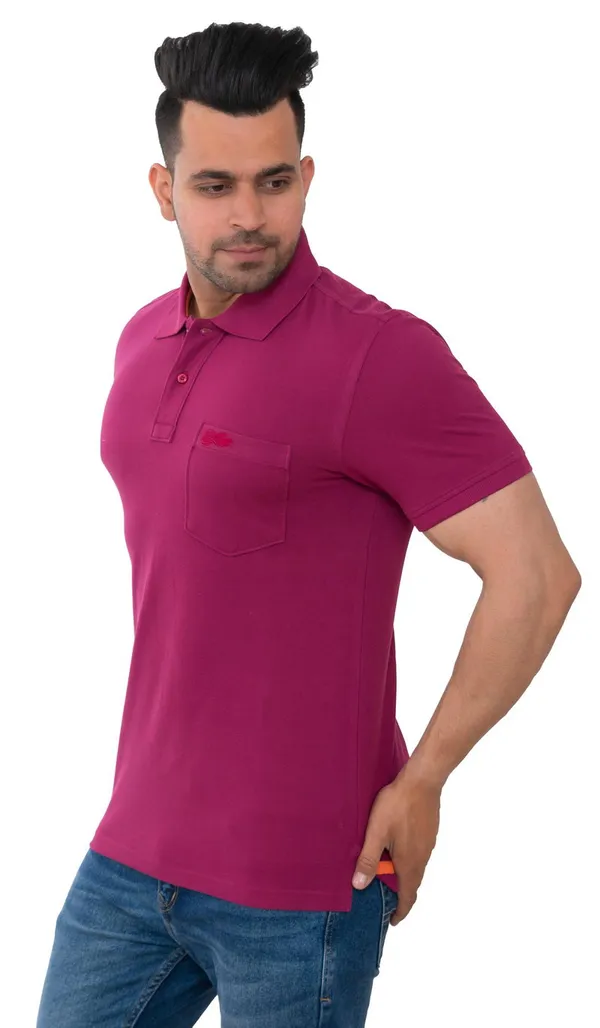 Maroon_Majesty_Pure_Cotton_Blend_T-Shirt_For_Men